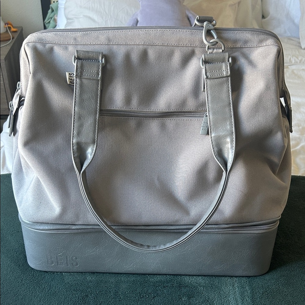 The convertible mini weekender BEIS Light Gray Travel Bag